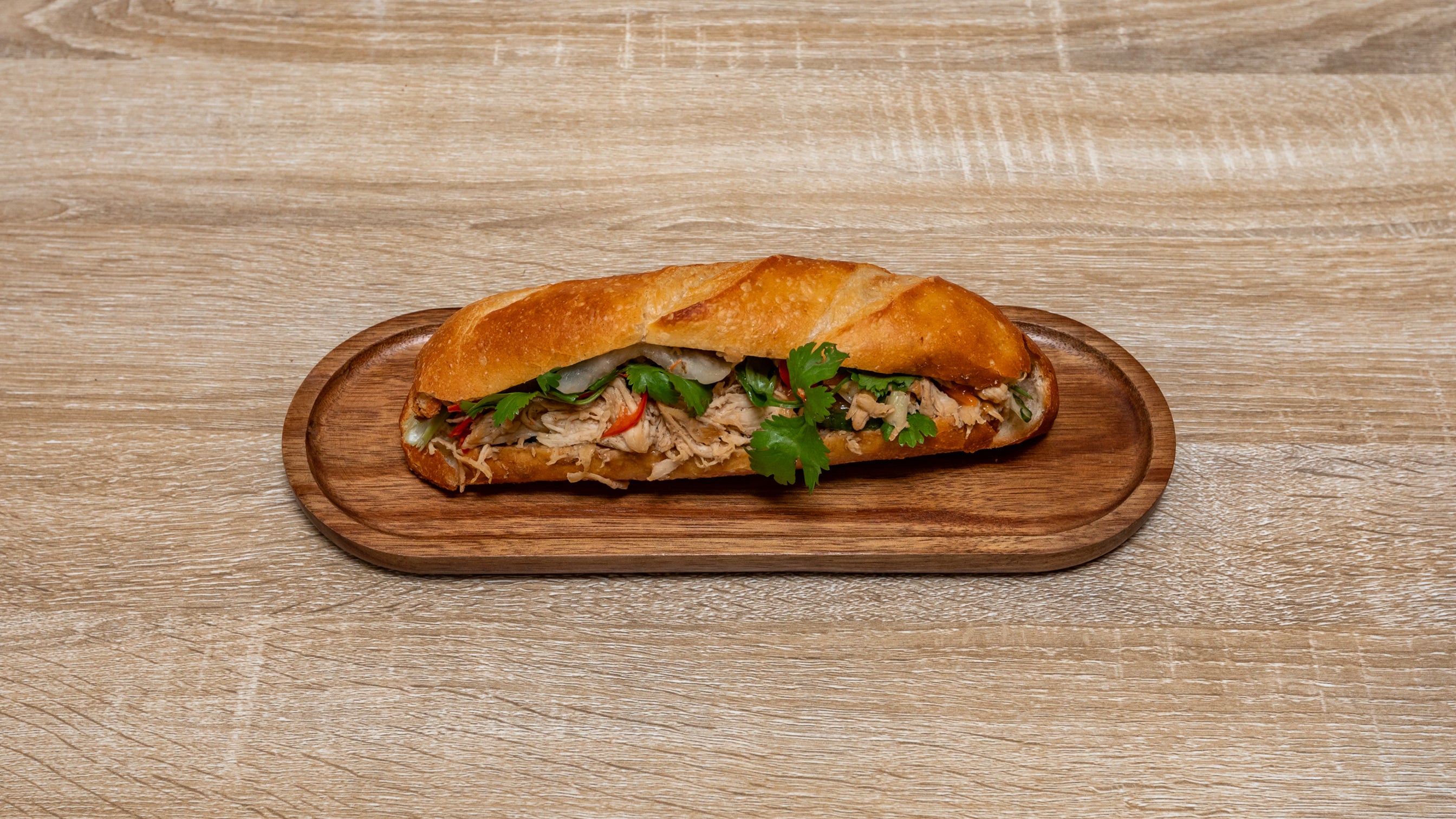 Shredded Chicken Bánh Mì (Bánh Mì Gà Xé)