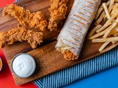 Wrap And Strips Meal