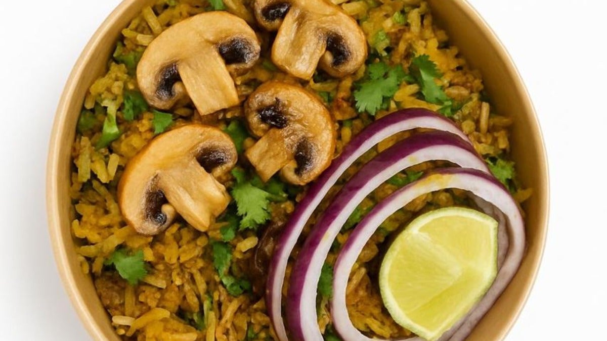 Mushroom Biryani