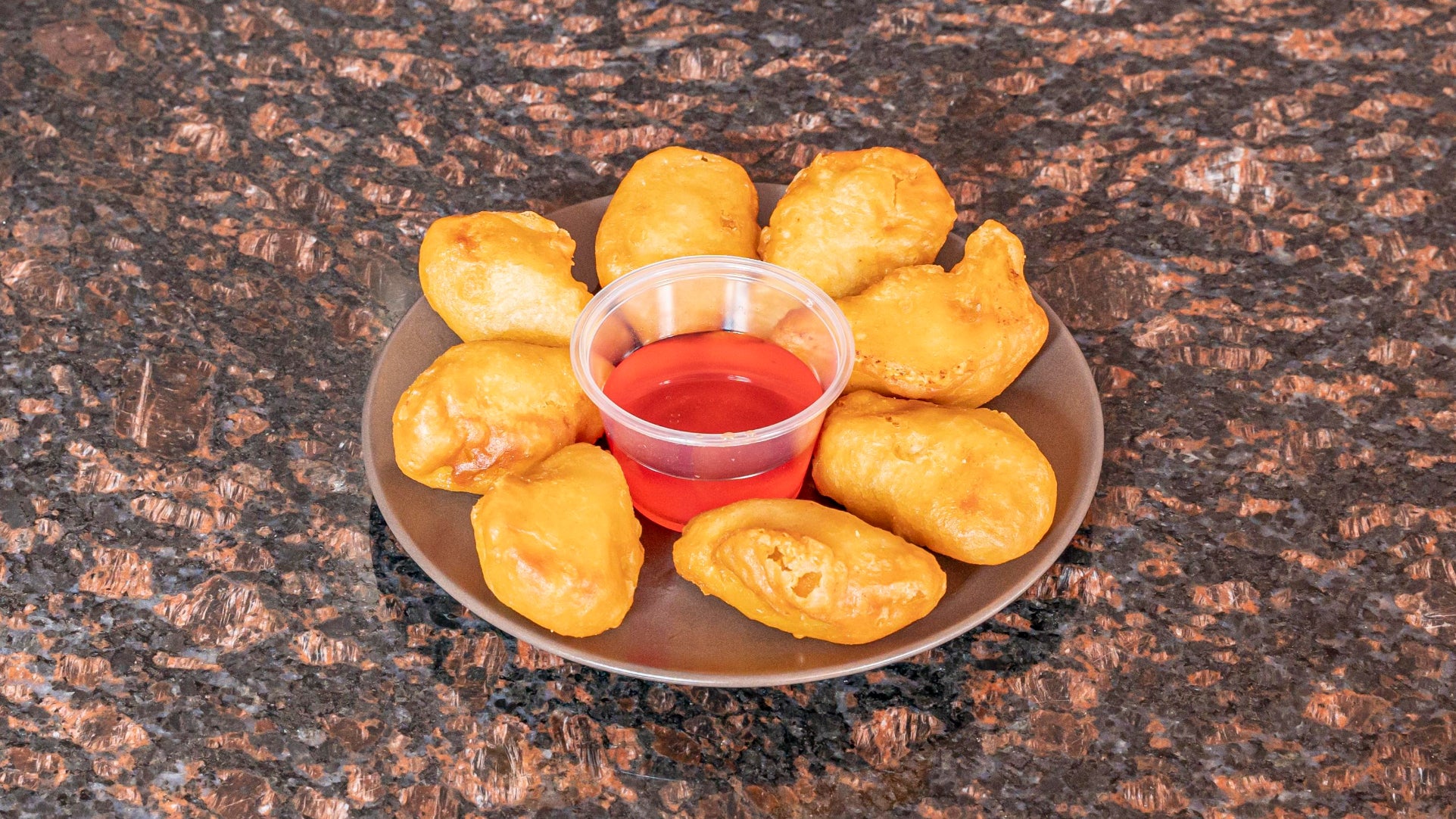Chicken Balls with Sweet Sour Sauce (8)