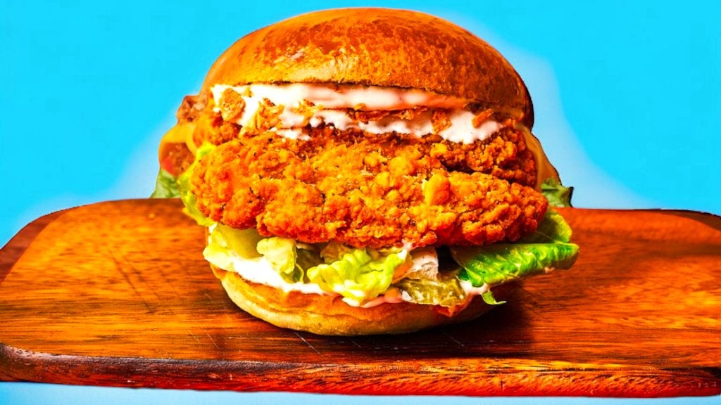 Garlic Mayo Chicken Burger