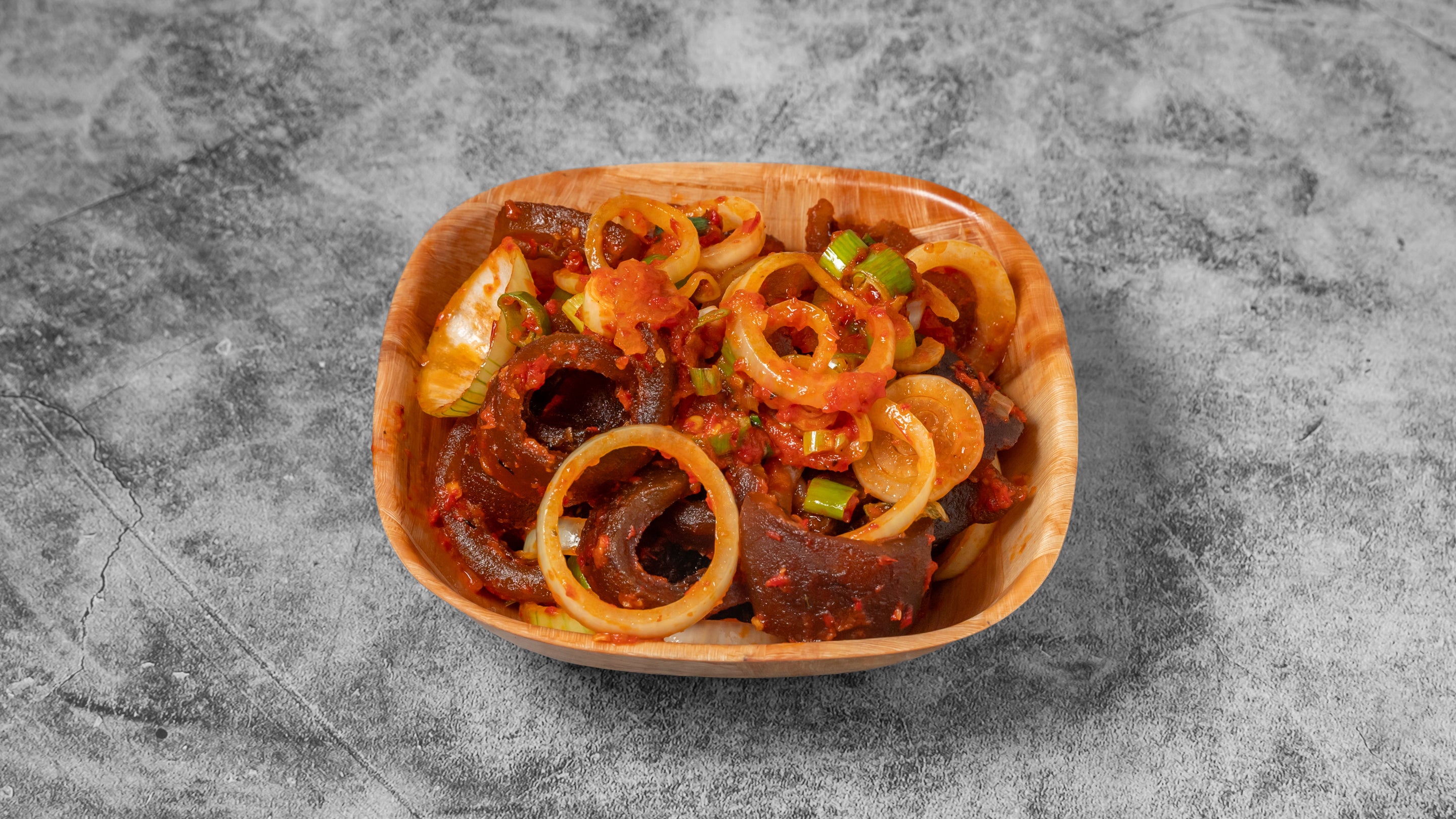 Peppered Ponmo