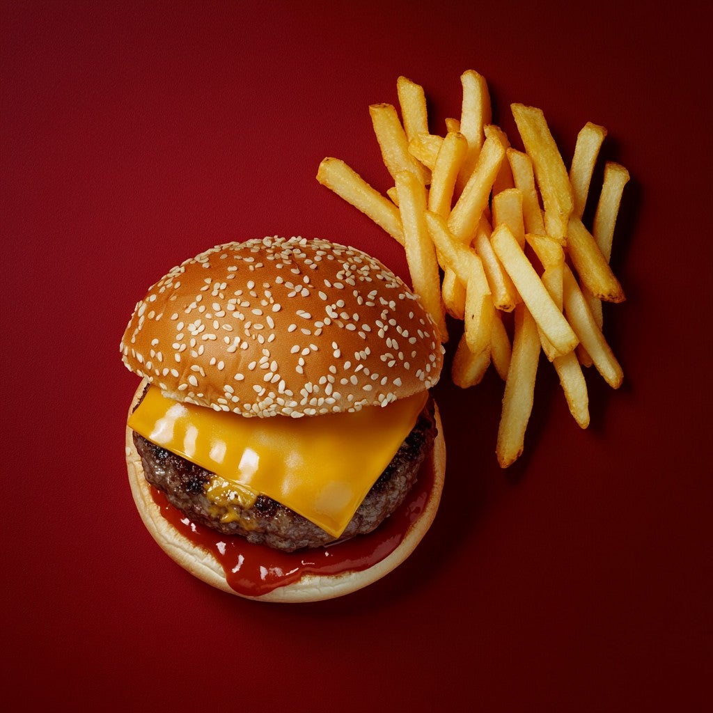 Chesse Burger Meal ��