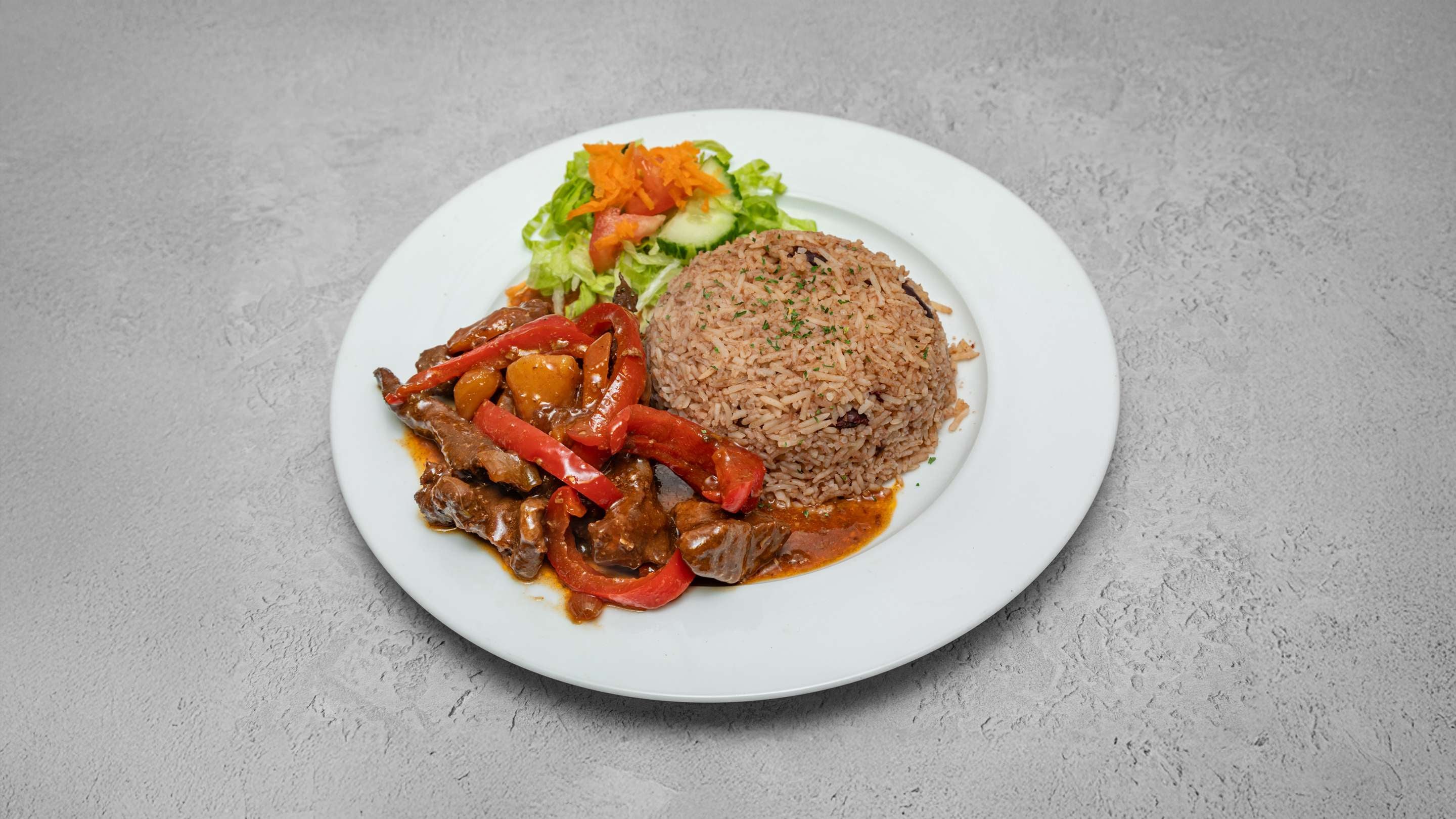 PEPPERED STEAK