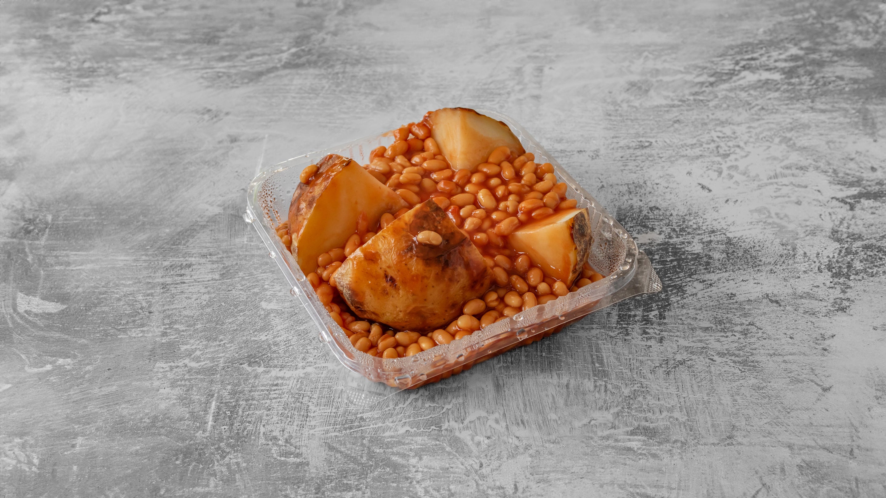 Jacket Potato w/ Cheese & Beans