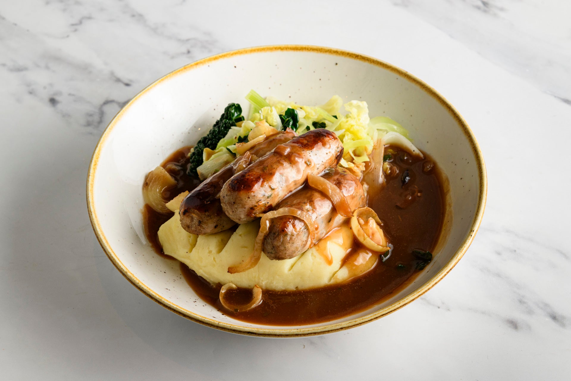 Pork Sausage & Mash