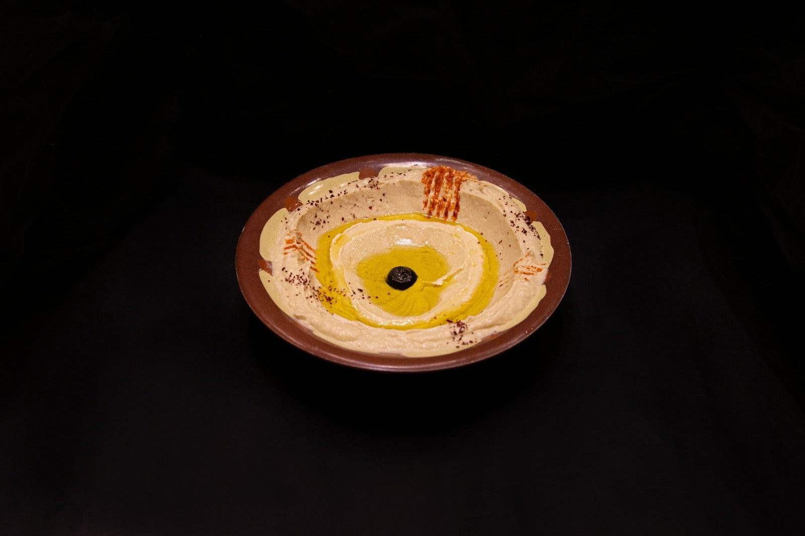 3. Hummus with olive oil