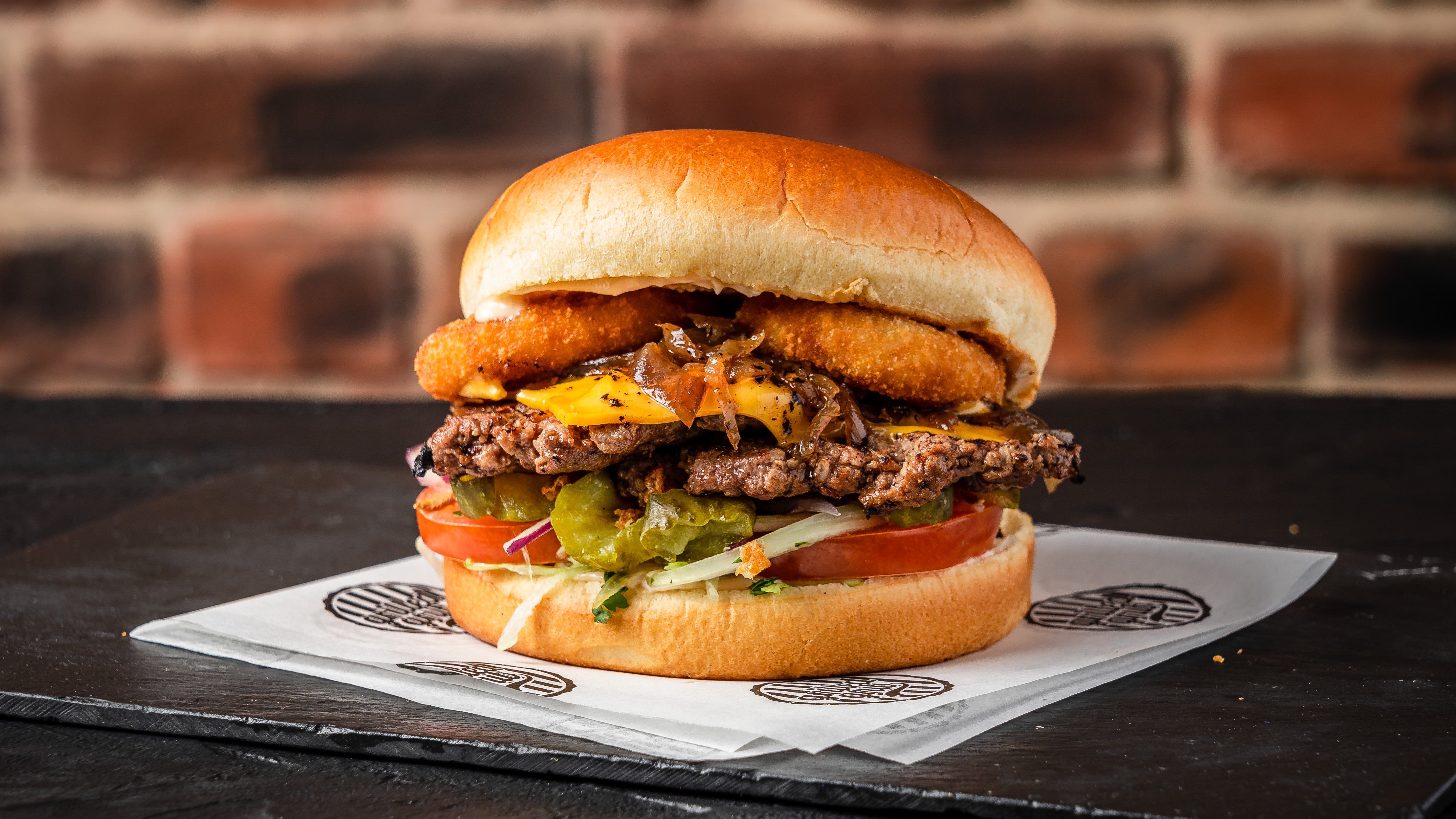 The Cheese and Onion Burger