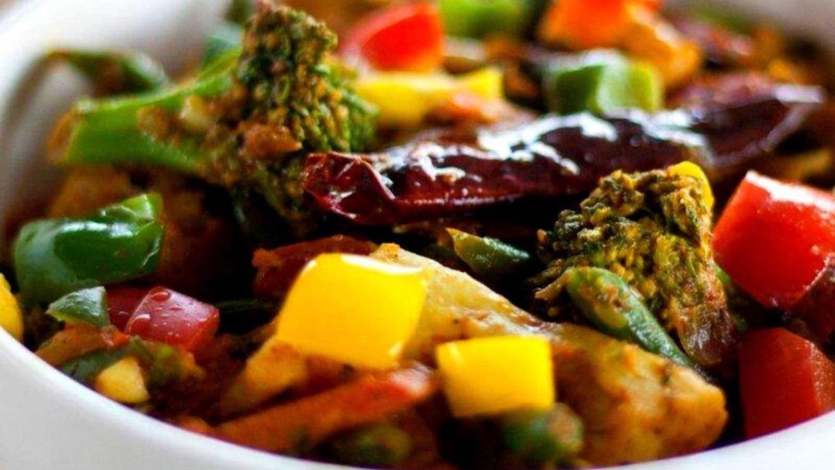 6. Vegetable Jalfrezi