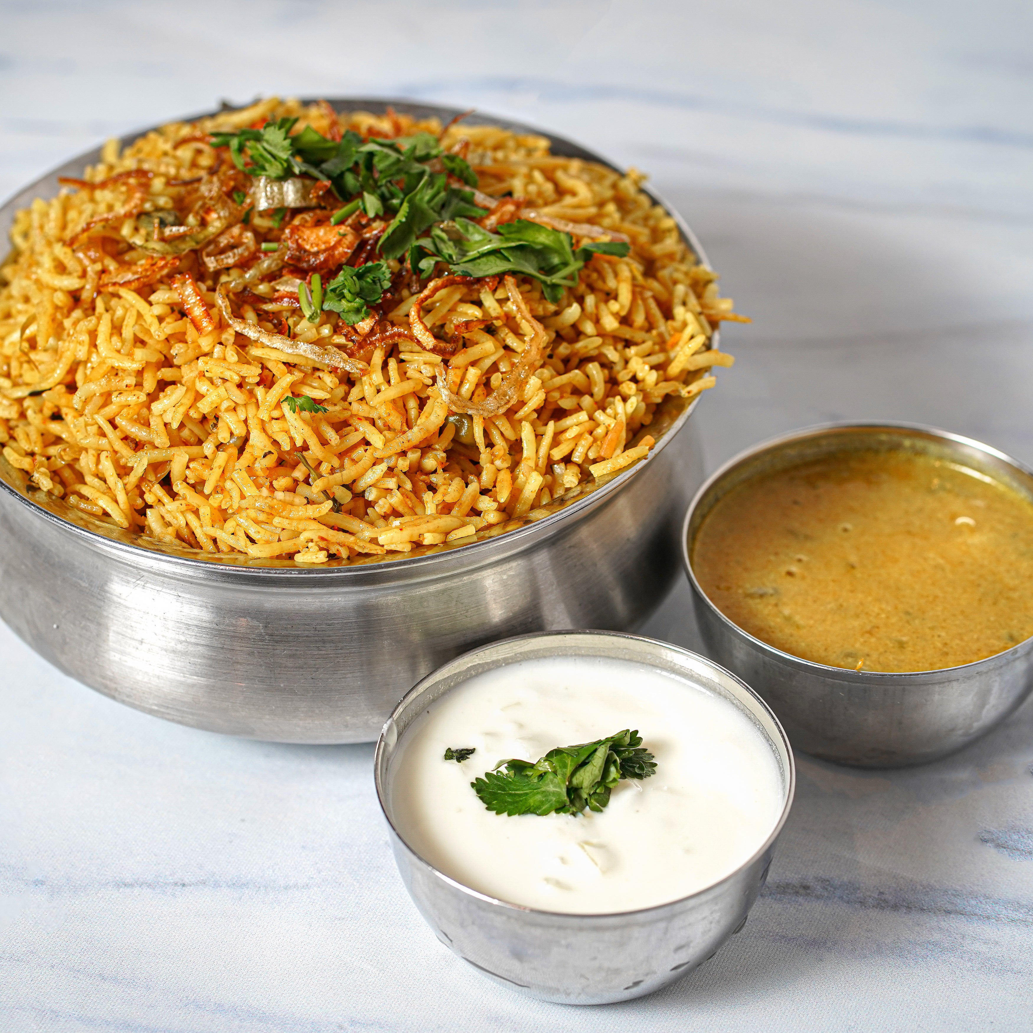 Vegetable Dhum Biryani