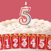 Numbers Candles