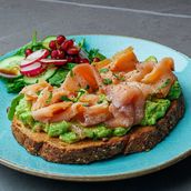 Avocado Toast WIth Smoked Salmon