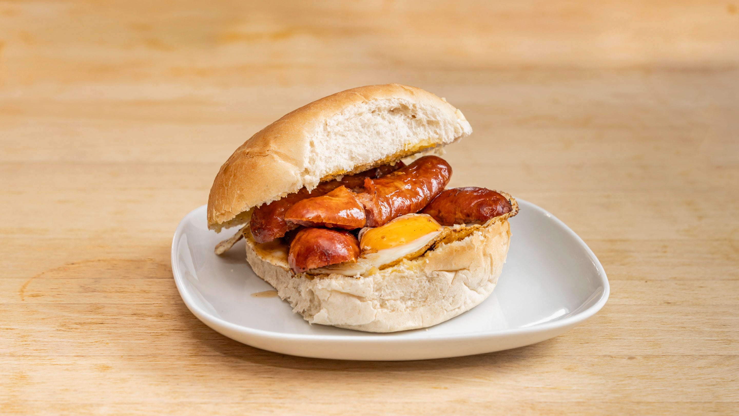 Soft White Breakfast Bap