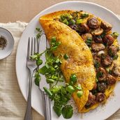 Egg Omelette Mashroom& Cheese