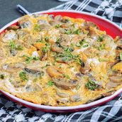 Mufarrakeh Mushrooms With Eggs