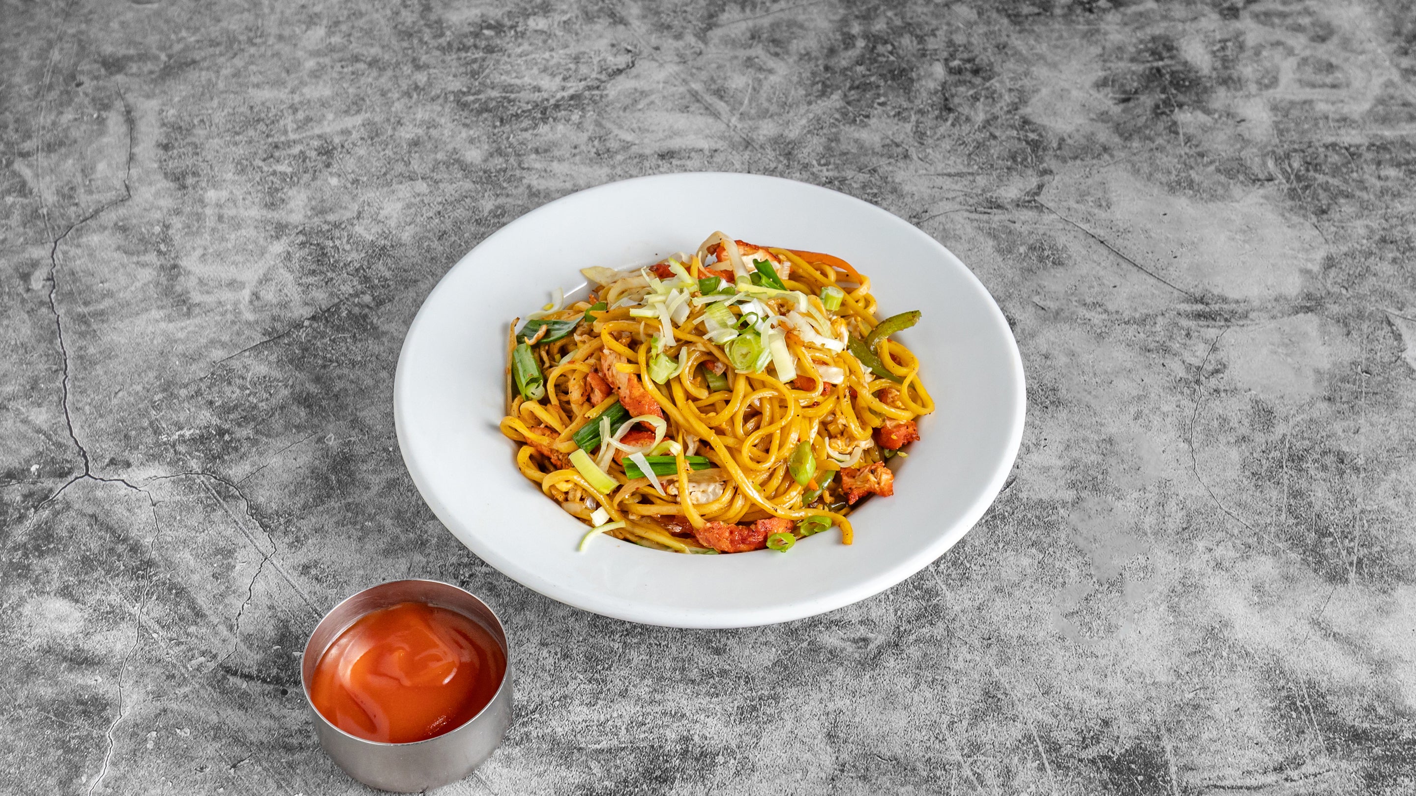 Veg Szechuan Chow Mein