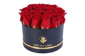 Red Rose with Black Box 