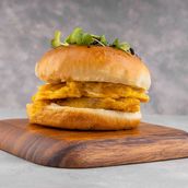 brioche omlette with cheese