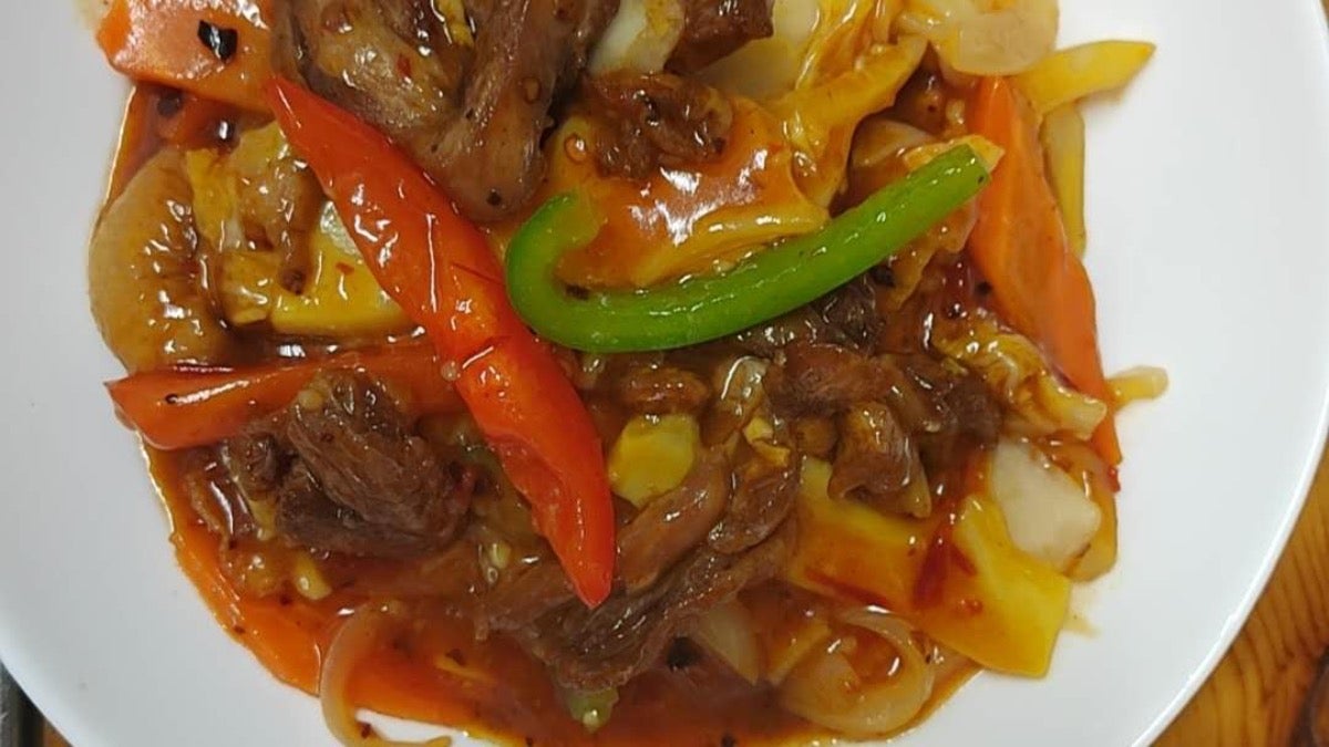 Beef with Satay Sauce 沙爹牛