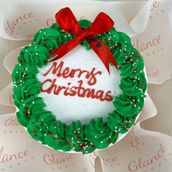 Christmas Wreath Bento Cake