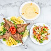 Ribs with appetizers