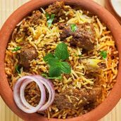 Homestyle Beef Dum Biryani Serves 1