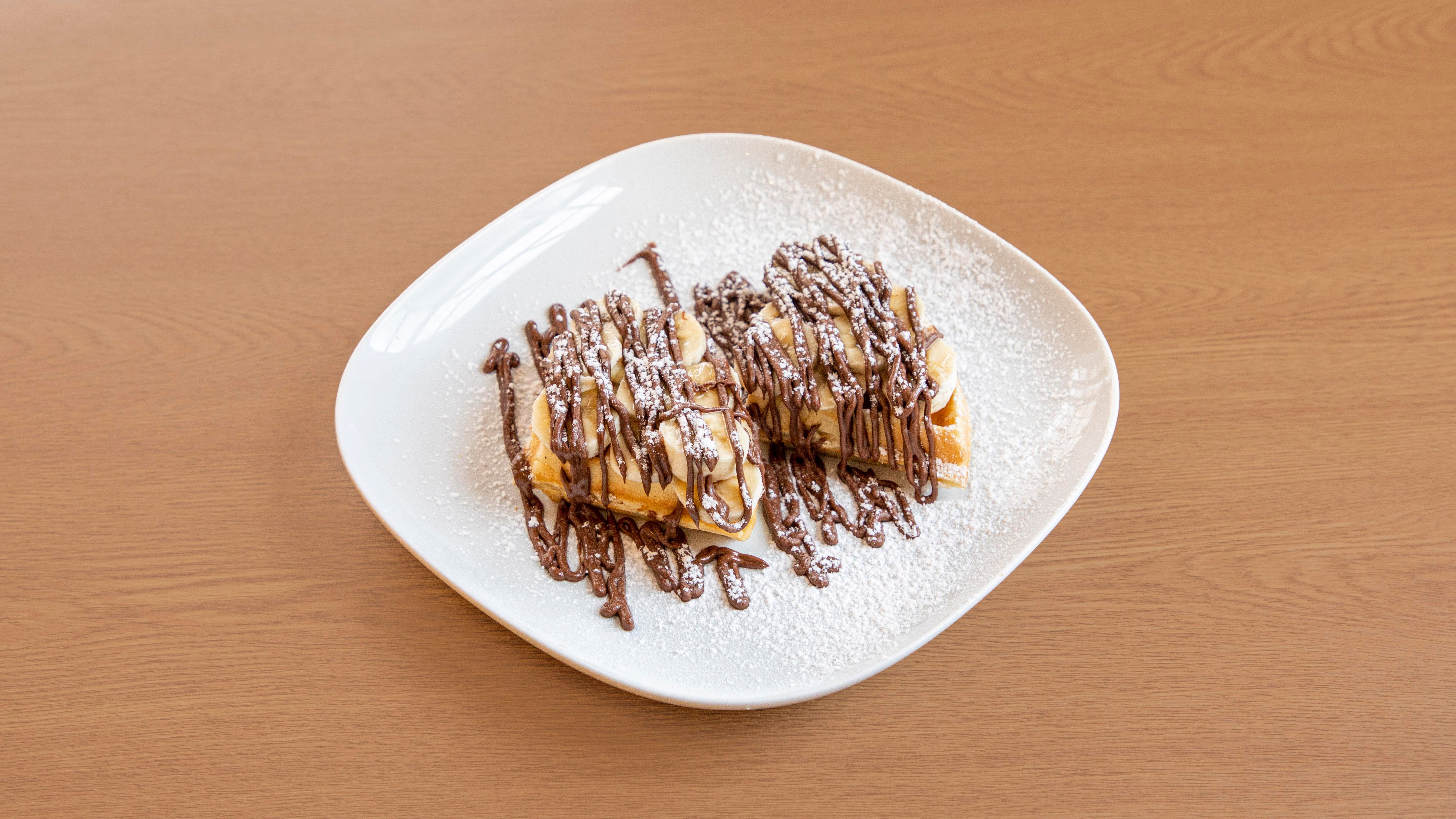 Belgian Waffle Banana