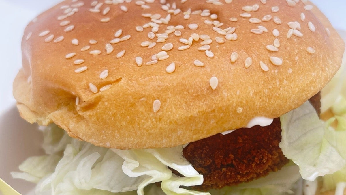 Black Meteorite Chicken Thigh Burger