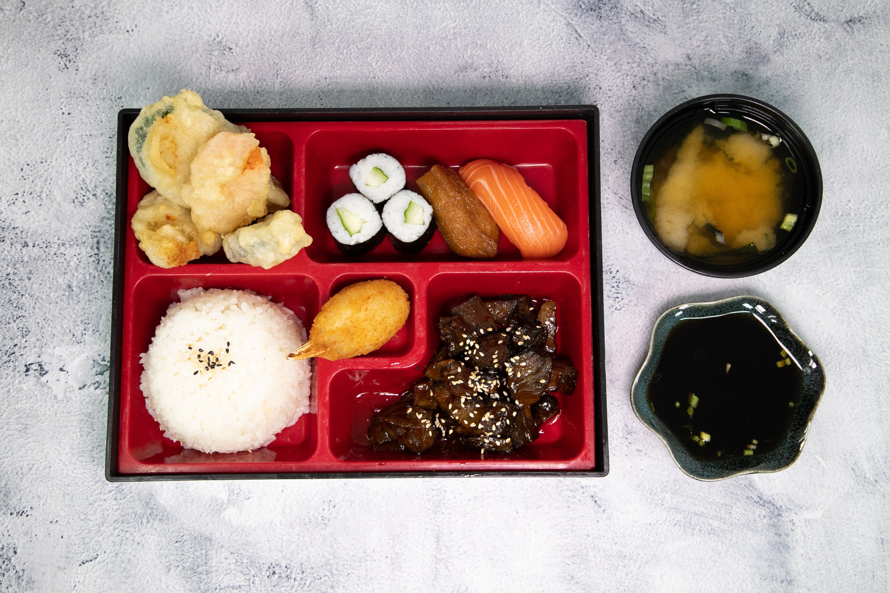 Beef Teriyaki Bento 照烧牛肉便当