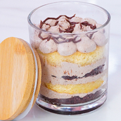 Cake In Jar Mix Sponge With Nutella