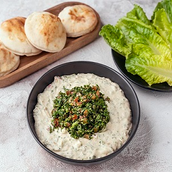 Hummus With Tabbouleh