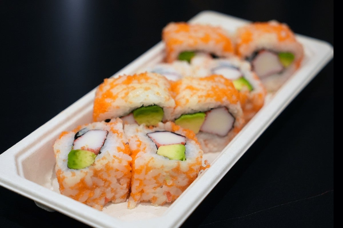 8 Pics California Crab Avocado Roll