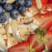 Berry Almond Yogurt Bowl
