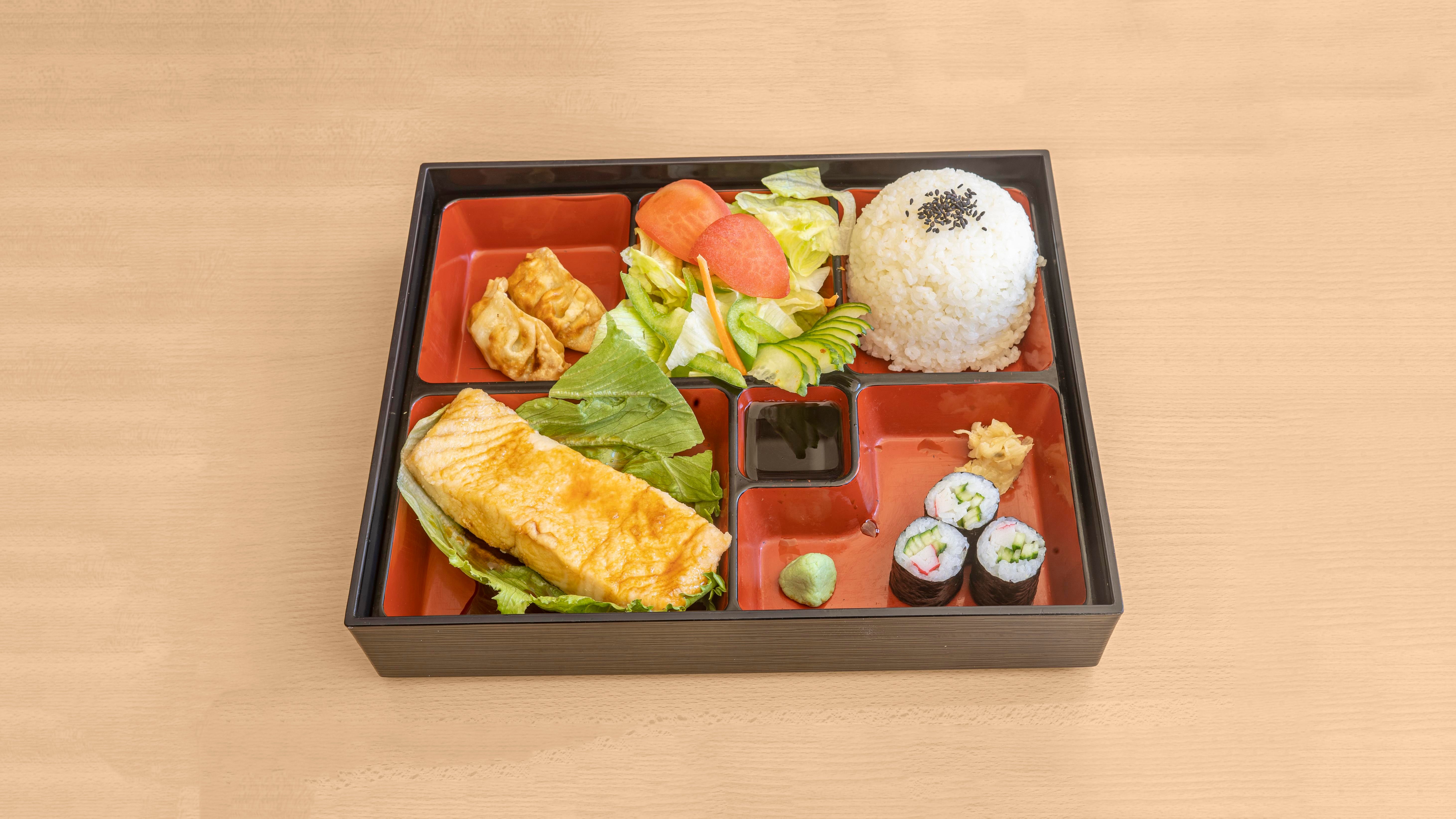 Salmon Teriyaki Bento