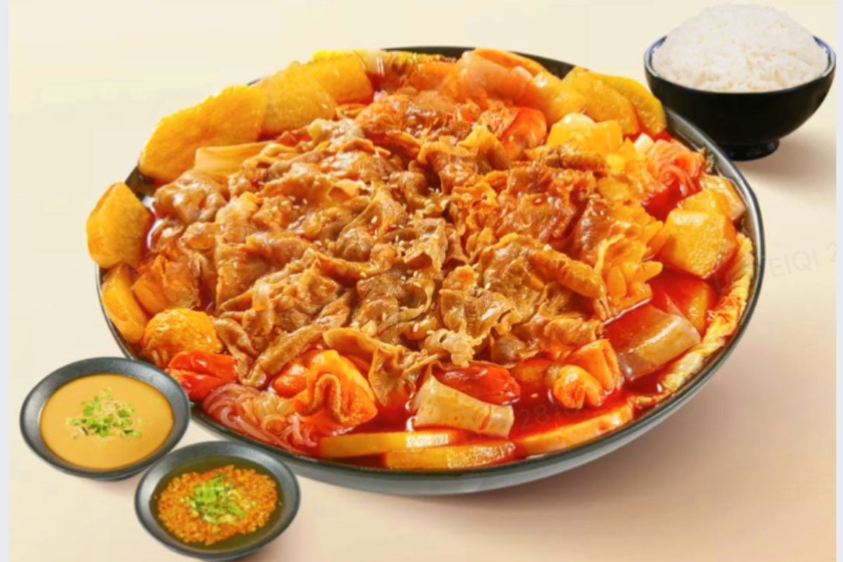 Mini HotPot For Two people Set Meal(with rice) 畅享双人麻辣烫套餐(含米饭)