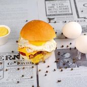 Beef Bacon Sunny Side Sandwich
