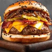 The Longhorn Burger Combo