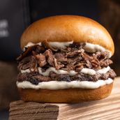 Abu Dhabi Truffle Burger (Ribs & Patty)