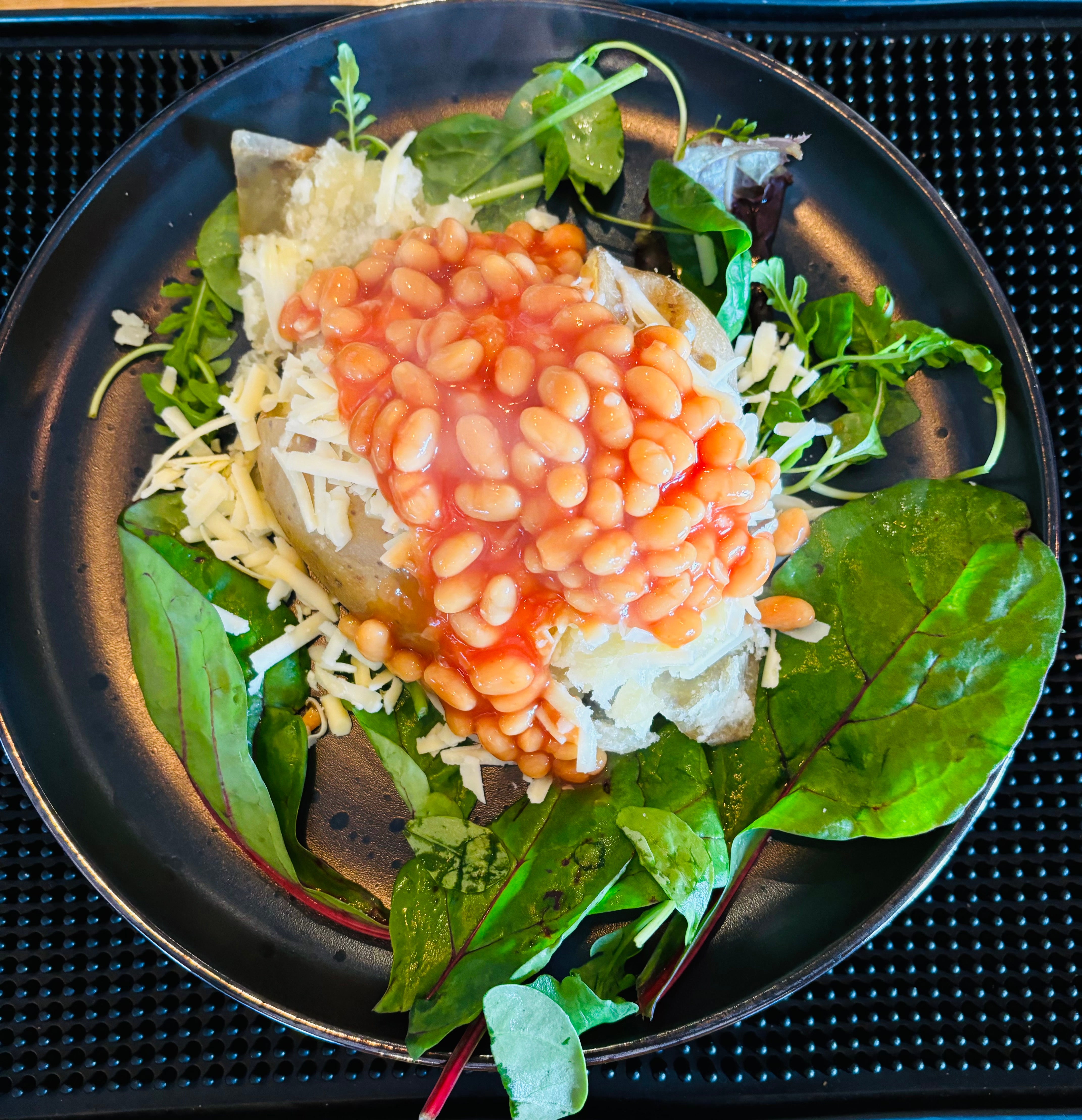 Filled with Baked Beans and Cheddar Vegetarian