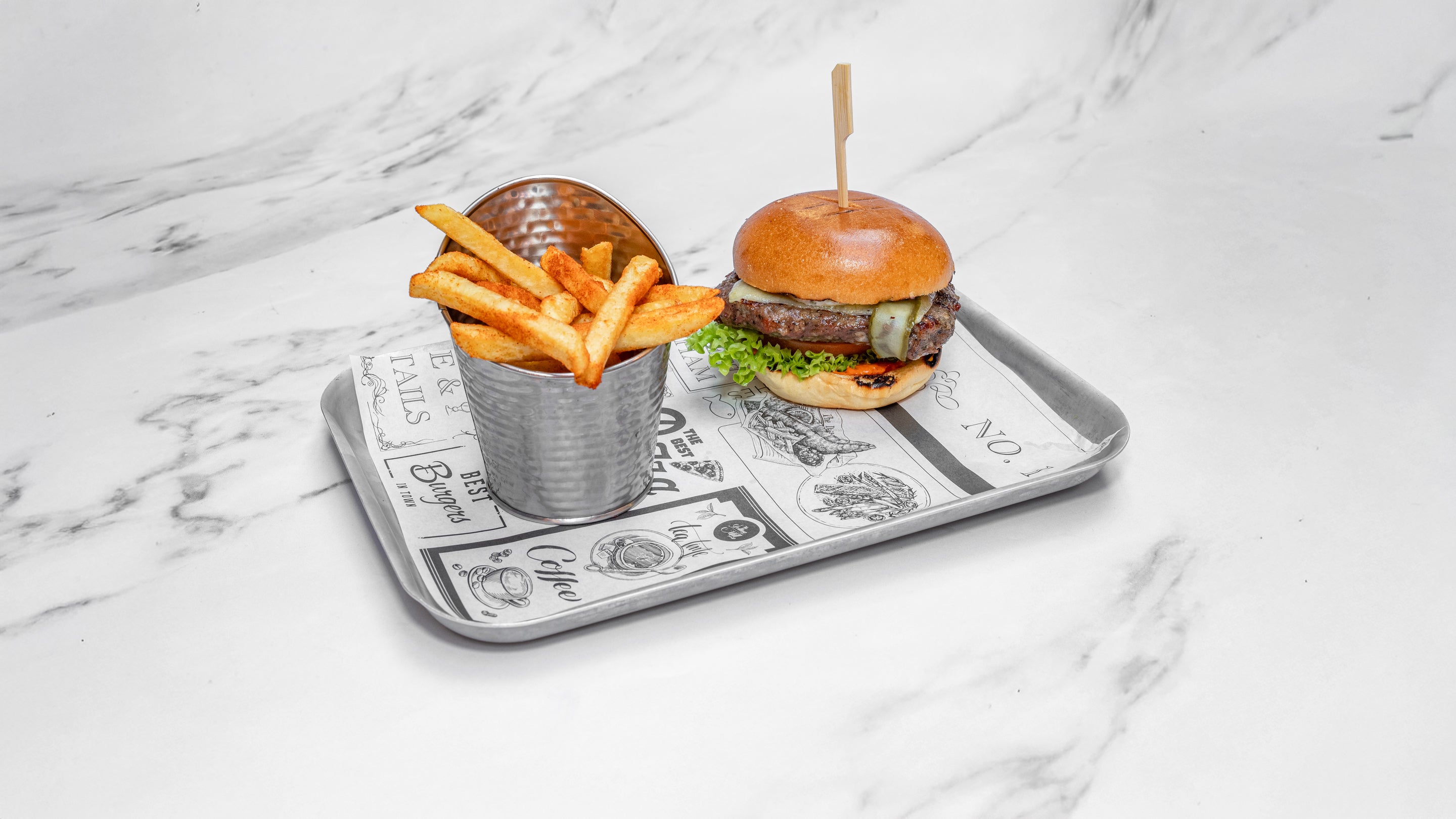 The Lamb & Coriander Burger