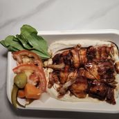 Chicken Shawarma With Hummus