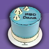 Comic Cake Blue