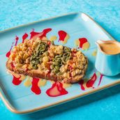Peanut and Jam Toast