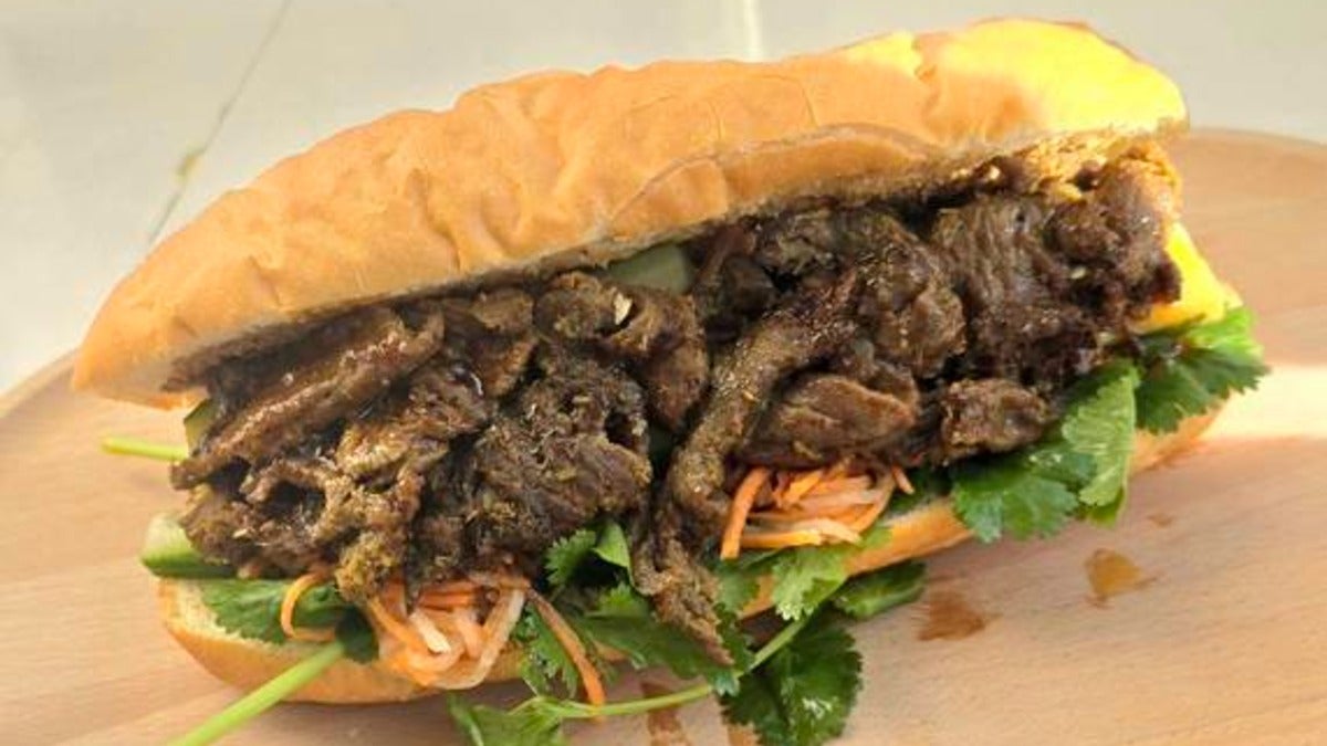Lemongrass Beef Banh Mi