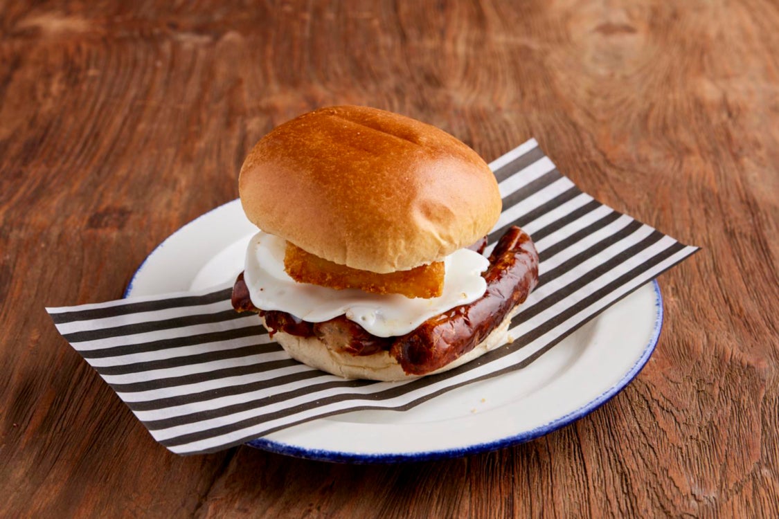Breakfast Bap with Sausage