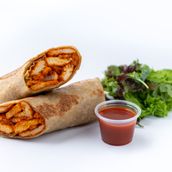 Buffalo chicken ranch protein wrap