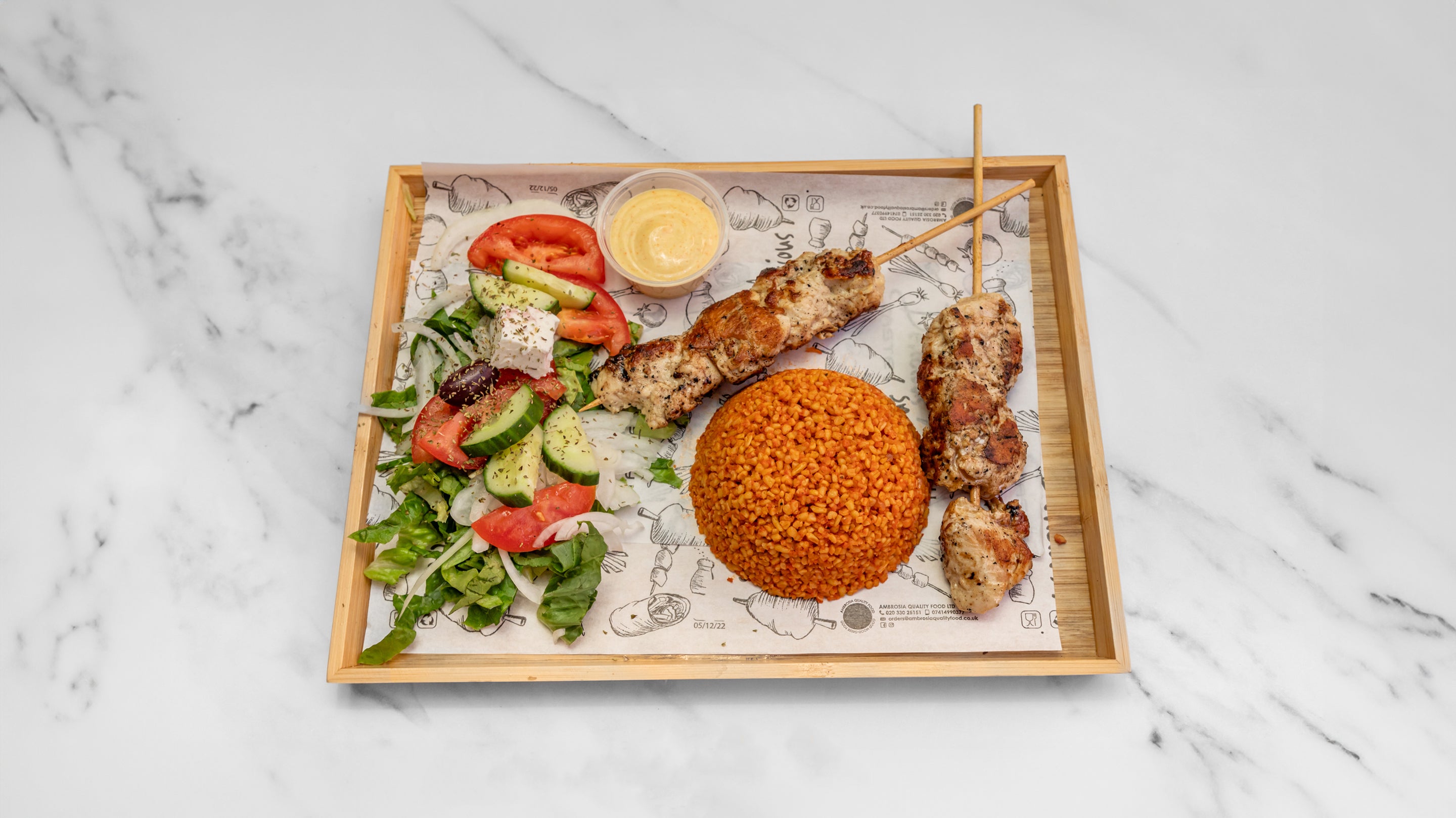 Double Chicken Skewer Box
