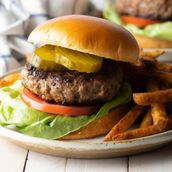 Cow boy Burger Sandwiches