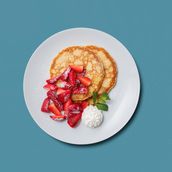 Strawberries Pancakes