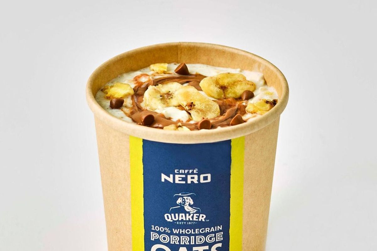 Almond Butter, Cinnamon & Banana Chips Porridge
